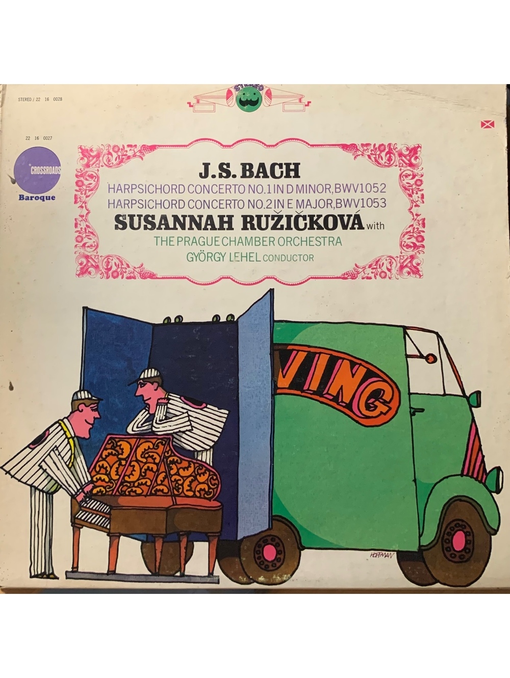 J.S. Bach Harpsichord Concertos No.1 & No.2 Susannah Ruzickova Prague Chamber